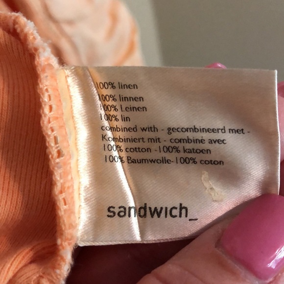 SANDWICH - EUC-NWOT Linen and Stretch Blazer (12) - Picture 11 of 12